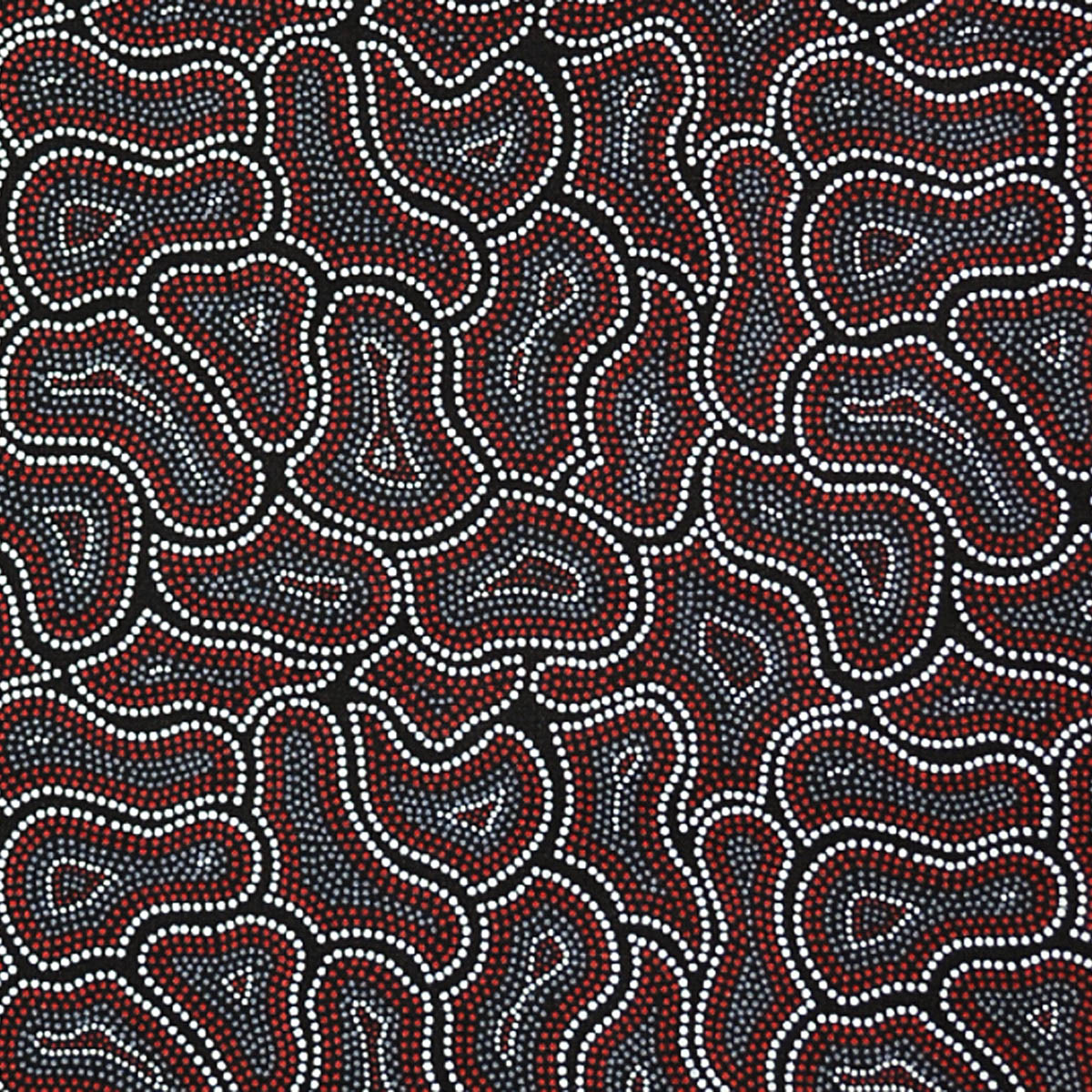 BUSH SEEDS BLACK by Aboriginal Artist CINDY WALLACE