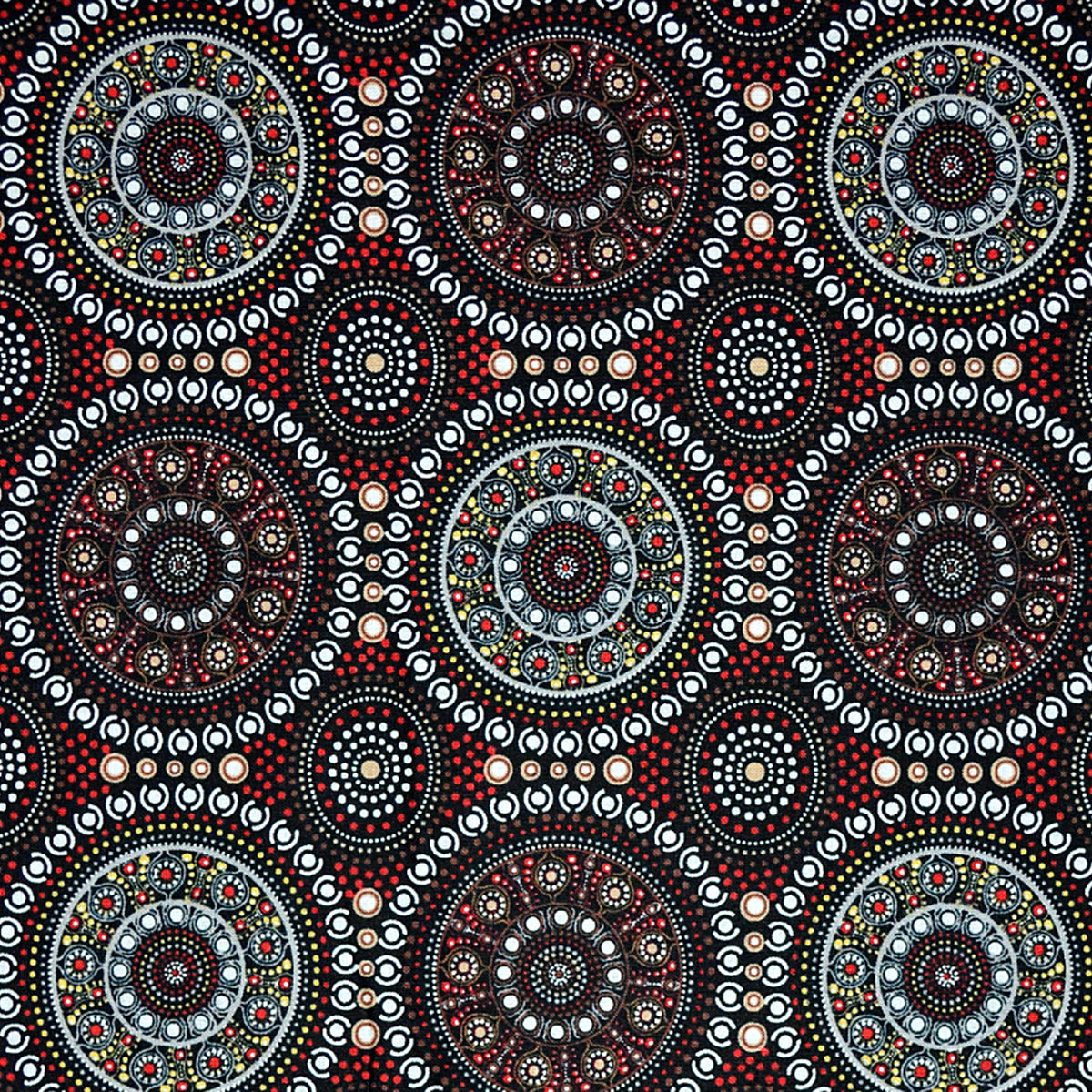 BUSH BERRY RED by Aboriginal Artist MARLENE DOOLAN