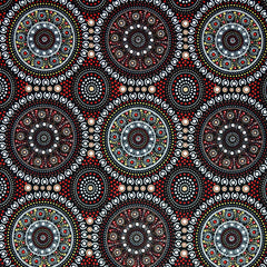 BUSH BERRY RED by Aboriginal Artist MARLENE DOOLAN