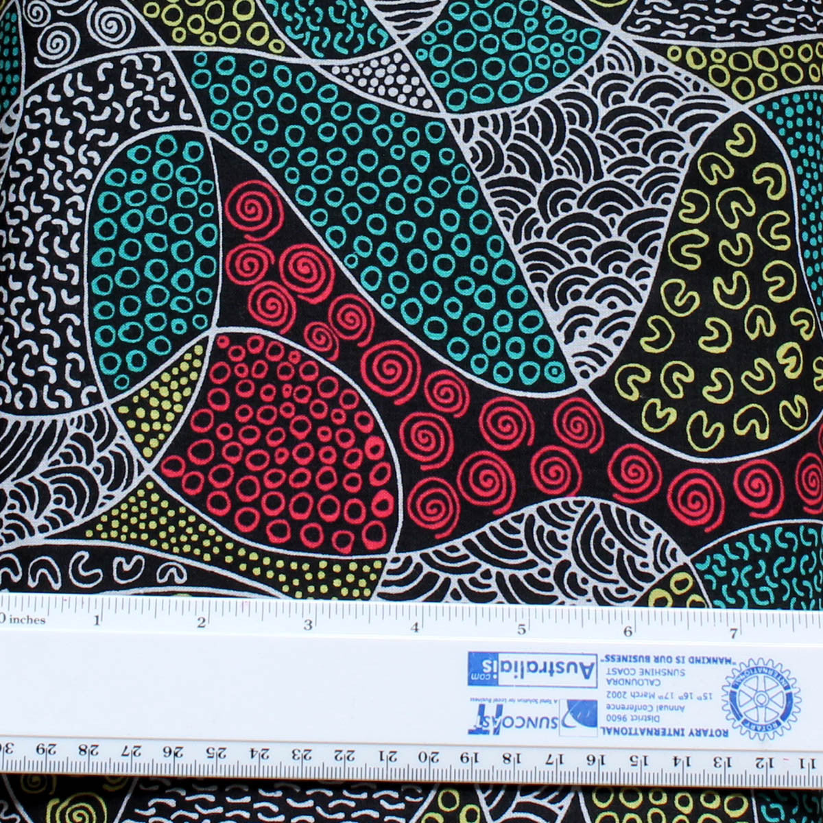 BUSH COCONUT DREAMING RED by Aboriginal Artist AUDREY NAPANANGKA