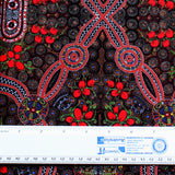 BUSH FOOD RED by Aboriginal Artist CINDY WALLACE