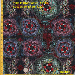 BUSH PLUM BLACK by Australian Aboriginal Artist Polly Naparulla Wheeler