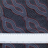 BUSH SPINIFEX BLACK by Aboriginal Artist Geraldine Riley