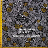 BUSH TUCKER BLACK by Aboriginal Artist JUNE SMITH