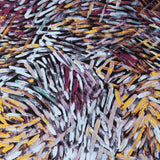 BUSH YAM PURPLE by Aboriginal Artist JEANNIE PITIJARA