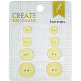 BUTTONS - 8 Carded - 4 matching pairs