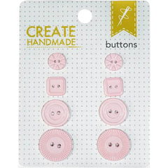 BUTTONS - 8 Carded - 4 matching pairs