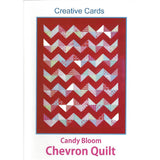 CANDY BLOOM CHEVRON QUILT - Creative Pattern Card - by Australian Designer Rosalie Dekker (Quinlan)