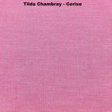 Tilda Chambray - Cerise #160013