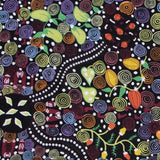 CORROBOREE BLACK by Australian Aboriginal Artist  DONNA MC NAMARA