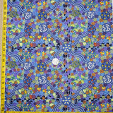 CORROBOREE BLUE by Australian Aboriginal Artist  DONNA MC NAMARA