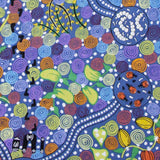 CORROBOREE BLUE by Australian Aboriginal Artist  DONNA MC NAMARA