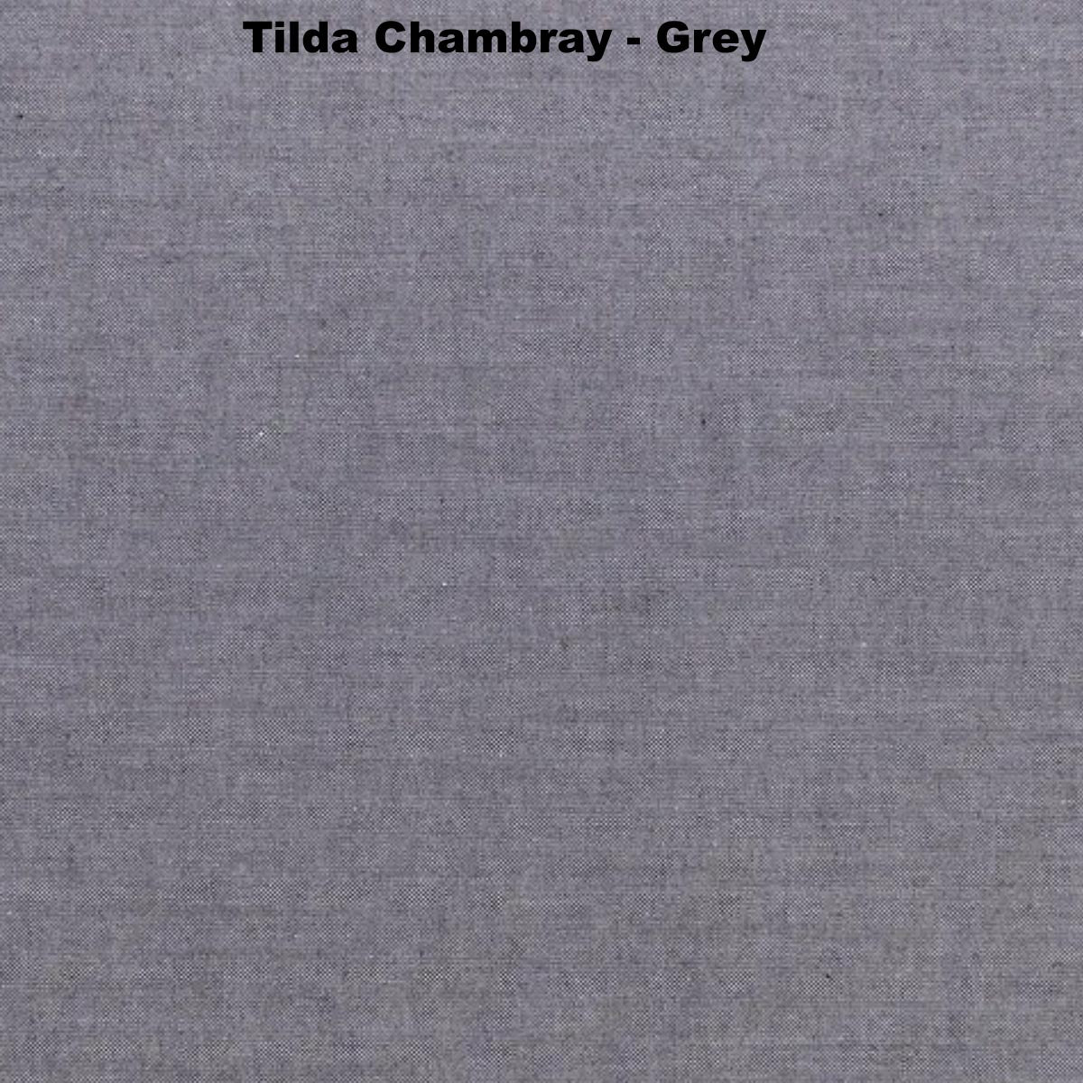 Tilda Chambray - Grey #160006
