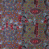 DANCING SPIRIT RED by Australian Aboriginal Artist COLLEEN WALLACE