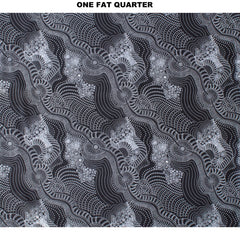 DREAMTIME RIVERBED BLACK by Aboriginal Artist Anna Pitjara