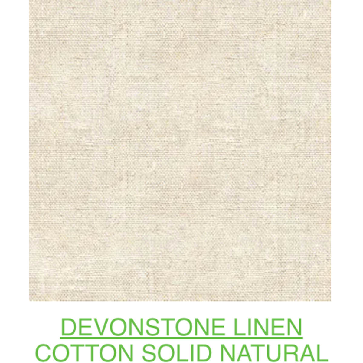 D/L Devonstone Linen Solids 55% Linen 45% Cotton - #4100 NATURAL