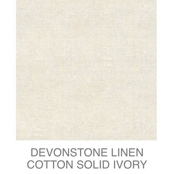 D/L Devonstone Linen Solids 55% Linen 45% Cotton - #4103 IVORY