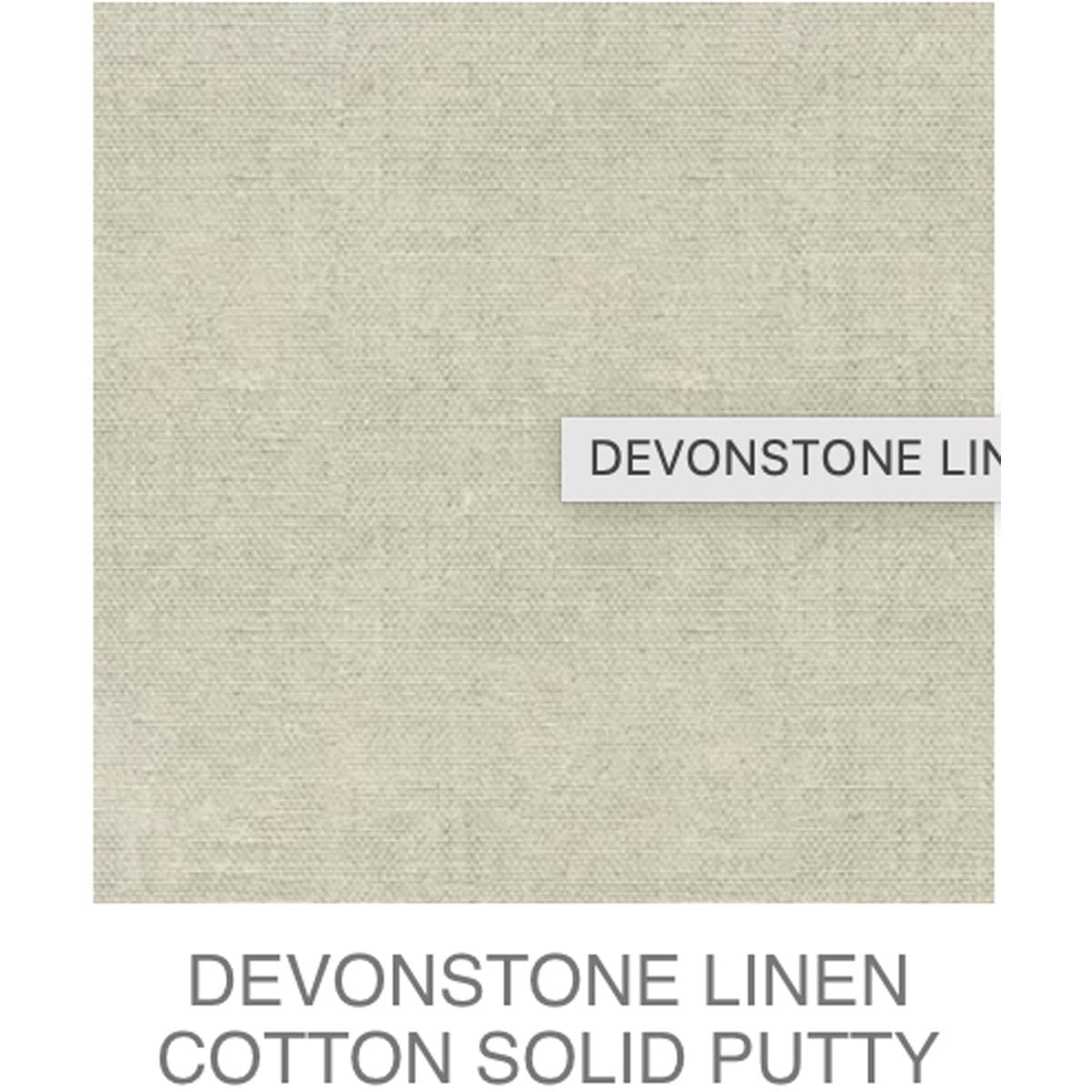D/L Devonstone Linen Solids 55% Linen 45% Cotton - #4106 PUTTY