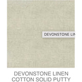 D/L Devonstone Linen Solids 55% Linen 45% Cotton - #4106 PUTTY