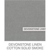 D/L Devonstone Linen Solids 55% Linen 45% Cotton - #4108 SMOKE