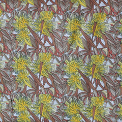 FLOWERING GUM GOLD by Aboriginal Artist ADAM CAMILLERI