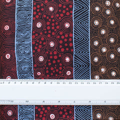 FOUR SEASONS RED by Aboriginal Artist MARIE ELLIS