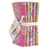 Tilda PIE IN THE SKY  -  FQ Bundle of 5 FQ's - #300148 Mustard & Cerise