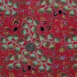 GATHERING BUSH TOMATO RED** by Aboriginal Artist A. NUNGARRAYI