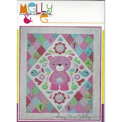 SLEEPY TIME TEDDY Quilt Pattern with Template - by Australian Designers Melly & Me