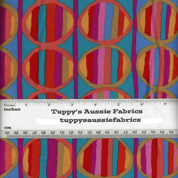 KF/ HEAT WAVE TURQUOISE- Kaffe Fassett