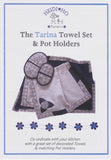 THE TARINA TOWEL SET & POT HOLDERS PATTERN - Pattern - by Australian Designer Heidi Ho Patterns