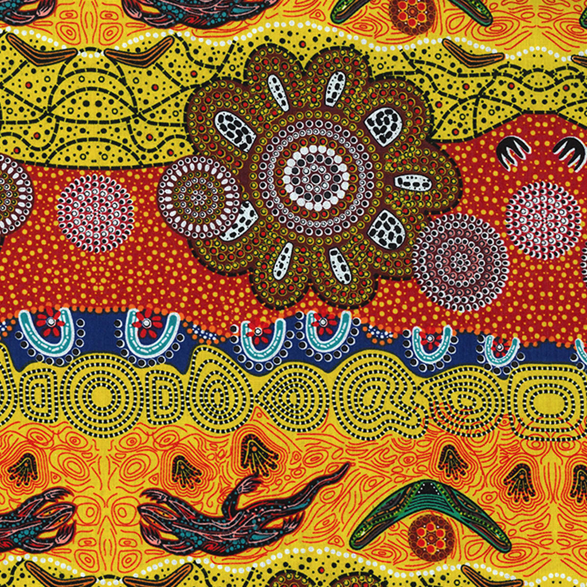 HOME COUNTRY GOLD by Aboriginal Artist TAMARA MURRAY MAY