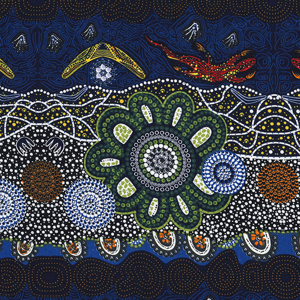 HOME COUNTRY GREEN by Aboriginal Artist TAMARA MURRAY MAY