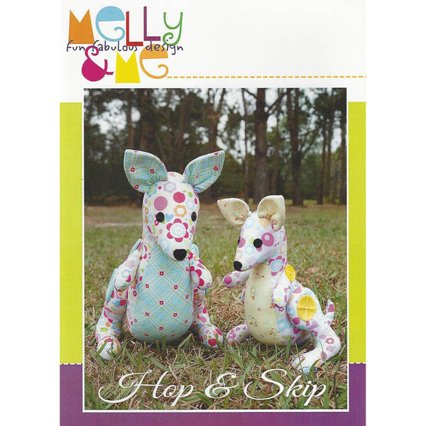 HOP & SKIP - Kangaroo Soft Toy Pattern - by Australian Designer Melanie McNeice