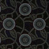 KANGAROO PATH BLACK by Aboriginal Artist ROSEANNE MORTON
