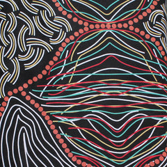 KOKOS STRING BLACK by Aboriginal Artist AUDREY NAPANANGKA