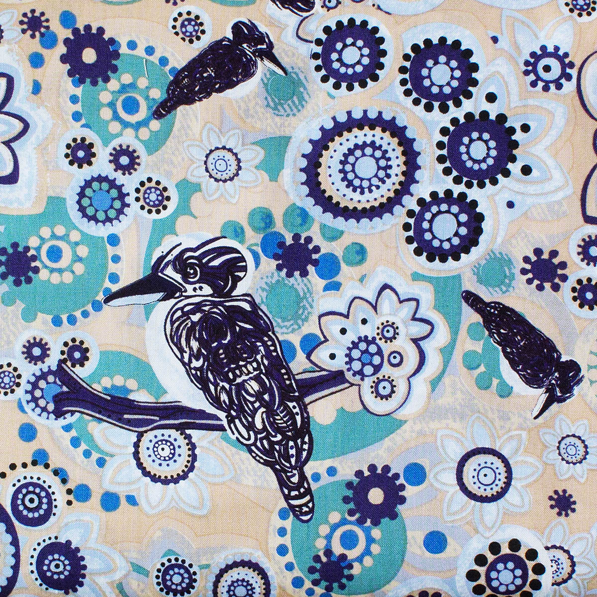 KOOKABURRA BLUE by Aboriginal Artist Samantha James
