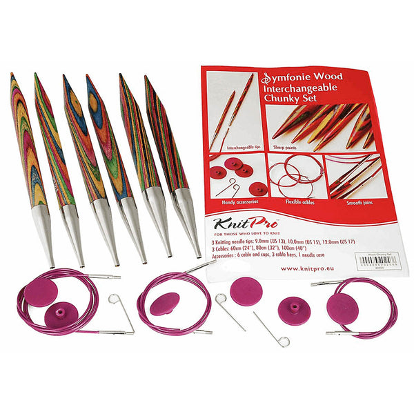 KnitPro # 20603 SYMFONIE WOOD IC CHUNKY SET