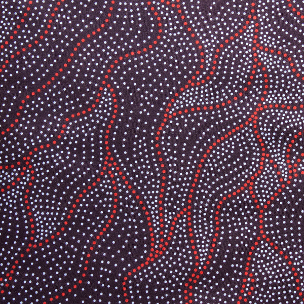 LAND OF UTOPIA RED by Aboriginal Artist Anna Pitjara