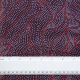 LAND OF UTOPIA RED by Aboriginal Artist Anna Pitjara