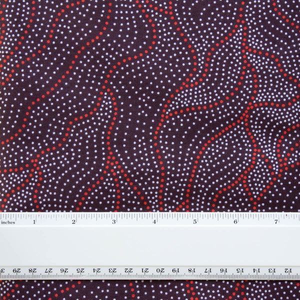 LAND OF UTOPIA RED by Aboriginal Artist Anna Pitjara