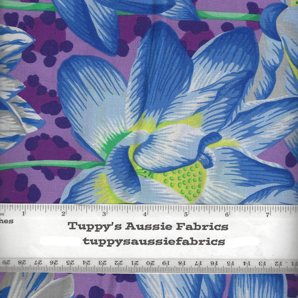 KF/ LEOPARD LOTUS PURPLE- Kaffe Fassett