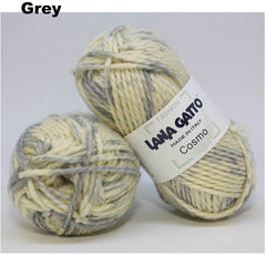 LANA GATTO - COSMO -  100% Wool 50g Ball  14 Ply/Super Chunky/Super Bulky CHOOSE COLOUR