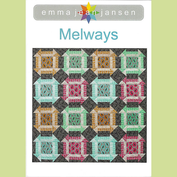 MELWAYS -  Quilt Pattern - by Australian Designer Emma Jean Jansen