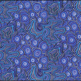 METEORS PURPLE by Australian Aboriginal Artist Heather Kennedy