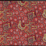 METEORS RED by Australian Aboriginal Artist Heather Kennedy