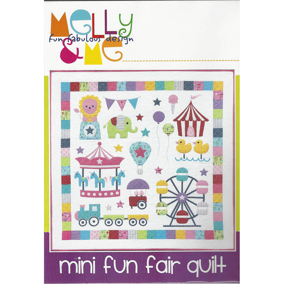 MINI FUN FAIR QUILT  - Quilt Pattern & Book by Melanie McNeice