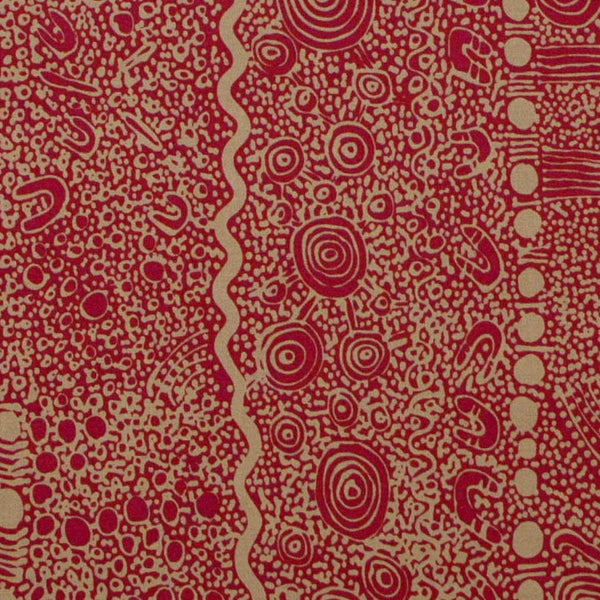 MY COUNTRY UTOPIA RED by Aboriginal Artist  STEPHEN PITJARA