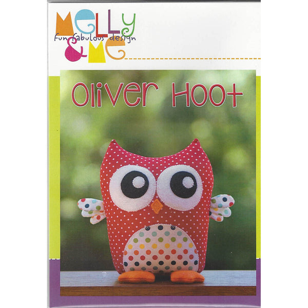 OLIVER HOOT OWL - Soft Toy Pattern - by Australian Designer Melanie McNeice