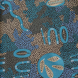 PASSION FRUIT DREAMING BLUE by Aboriginal Artist MARY NABARULLA